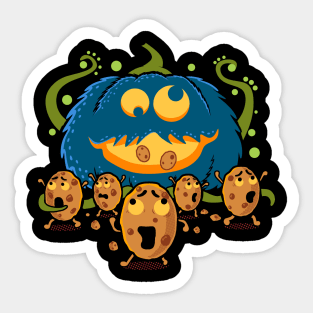 Pumpkin Monster - Spooky halloween Sticker